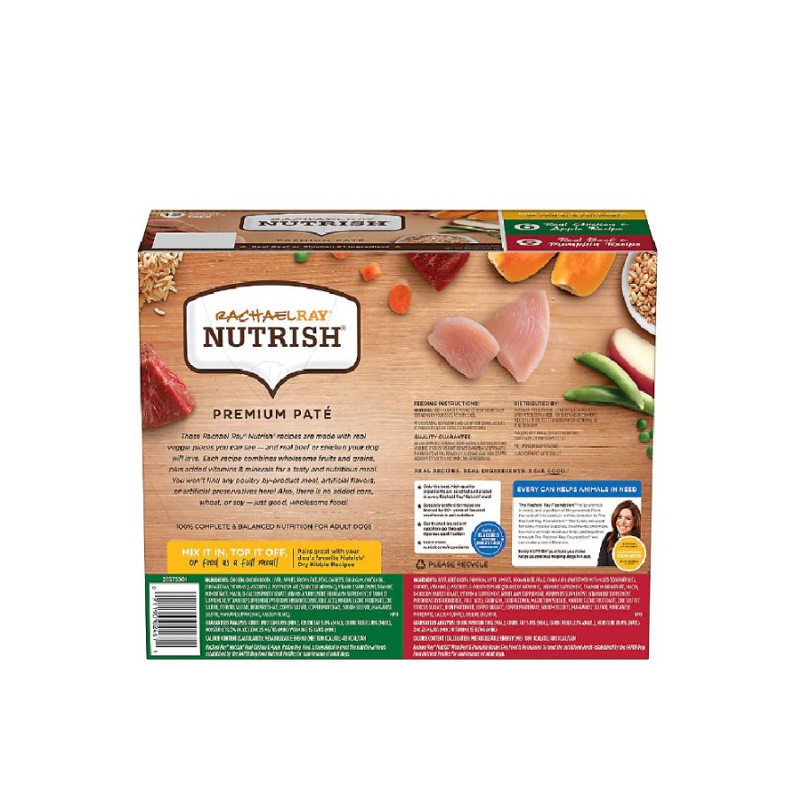 Dogs * | Rachael Ray Nutrish Premium Wet Dog Food Variety Pack, 12 Count, 13 Oz. Cans