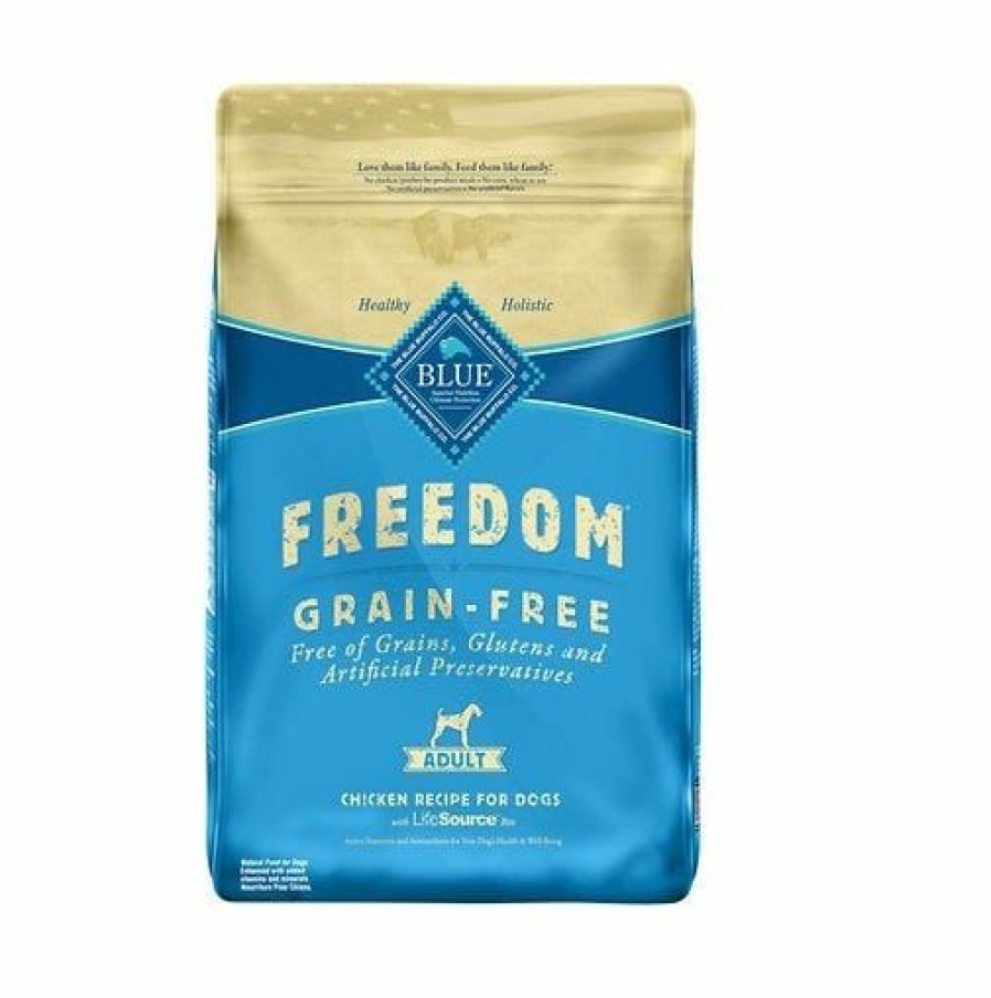 Dogs * | Blue Buffalo Freedom Adult Chicken Recipe Grain-Free Dry Dog Food, 24 Lb. Bag