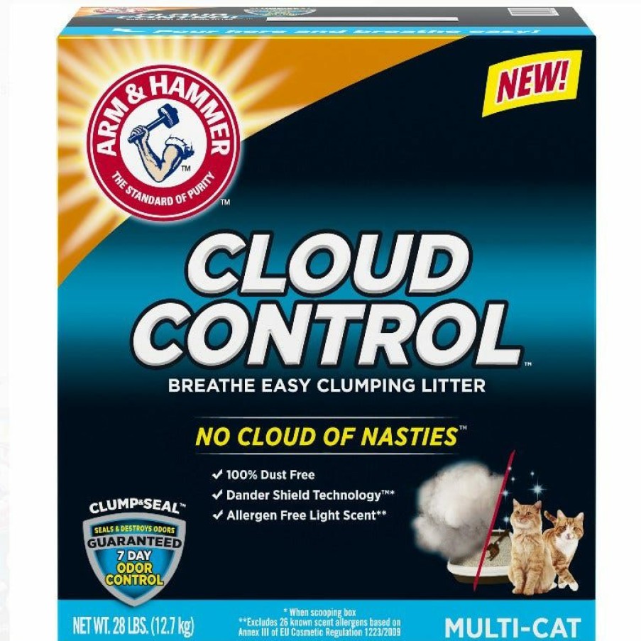 Cats * | Arm & Hammer Cloud Control Clumping Cat Litter, 28Lb 00185