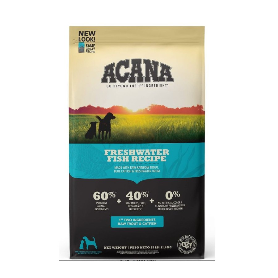 Dogs * | Acana Dog Freshwater Fish Recipe Grain-Free Adult Dry Dog Food, 25 Lb. Bag