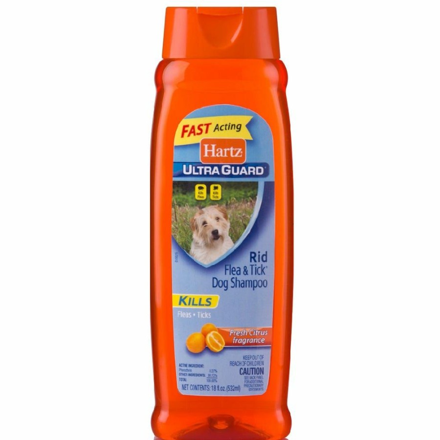 Dogs * | Hartz Ridflea Citrus Orange Shampoo 18 Oz 02299 Dog Flea & Tick