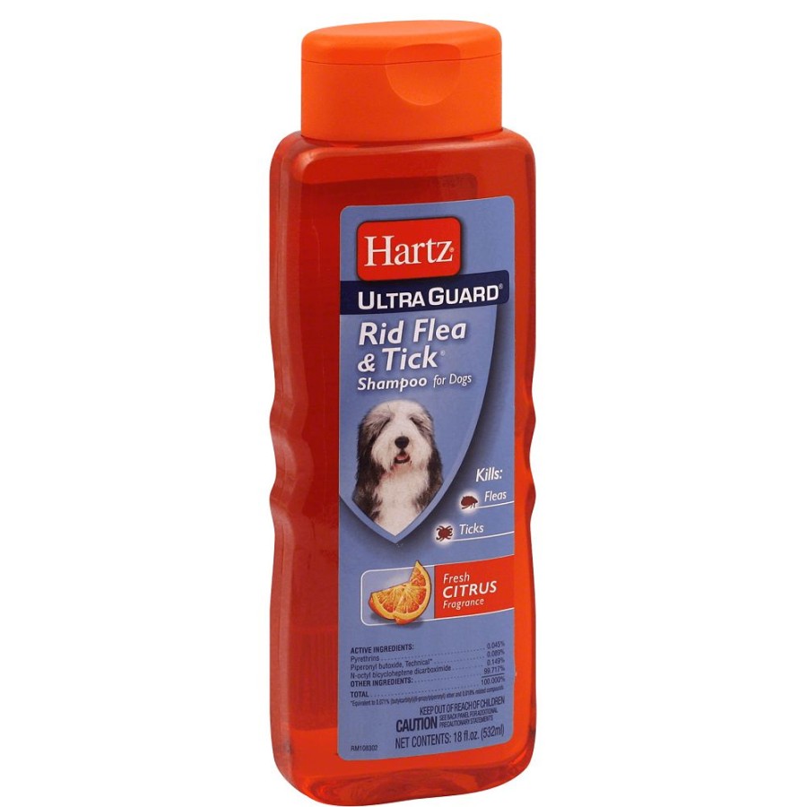 Dogs * | Hartz Ridflea Citrus Orange Shampoo 18 Oz 02299 Dog Flea & Tick