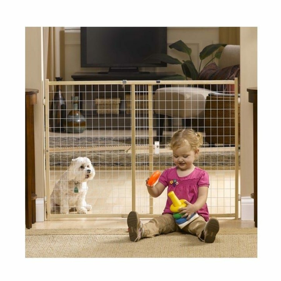 Dogs * | Gateway Gmi Usa Made Tall Pet Gate With Standard Wire Mesh Dog Houses & Kennels