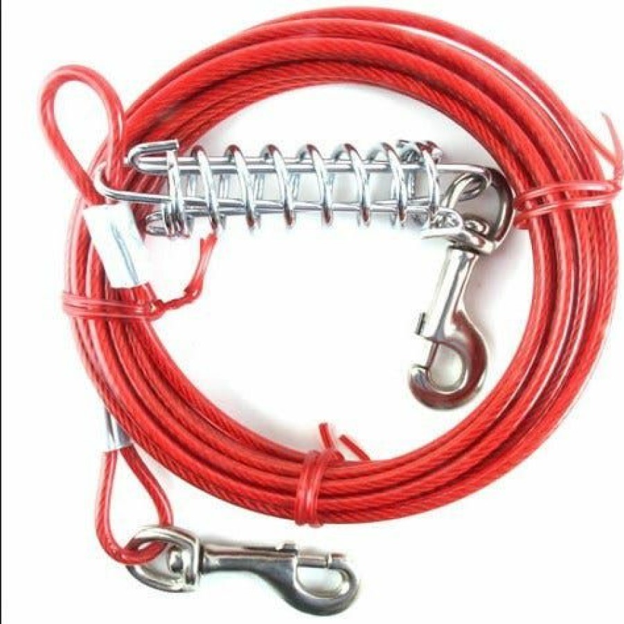 Dogs * | Scott Pet Products Heavy Cable Dog Tie Out 3818 Dog Houses & Kennels