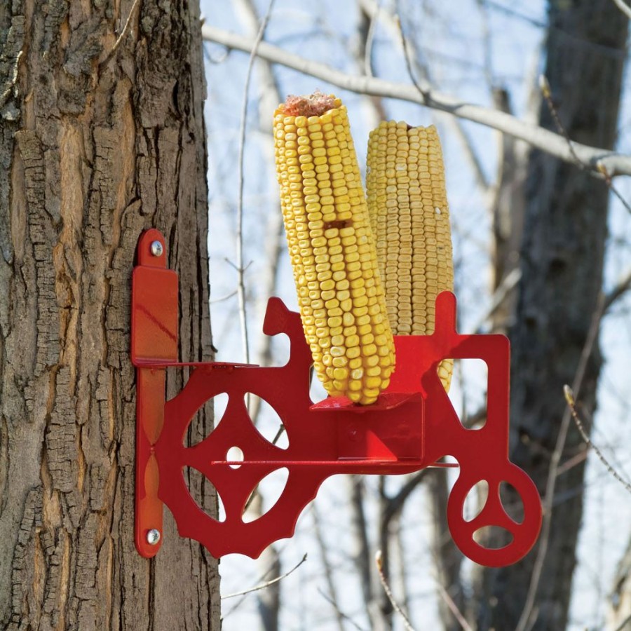 Backyard Birds & Wildlife * | More Birds Tractor Corn Cob Feeder 38055 Wild Bird Feeders