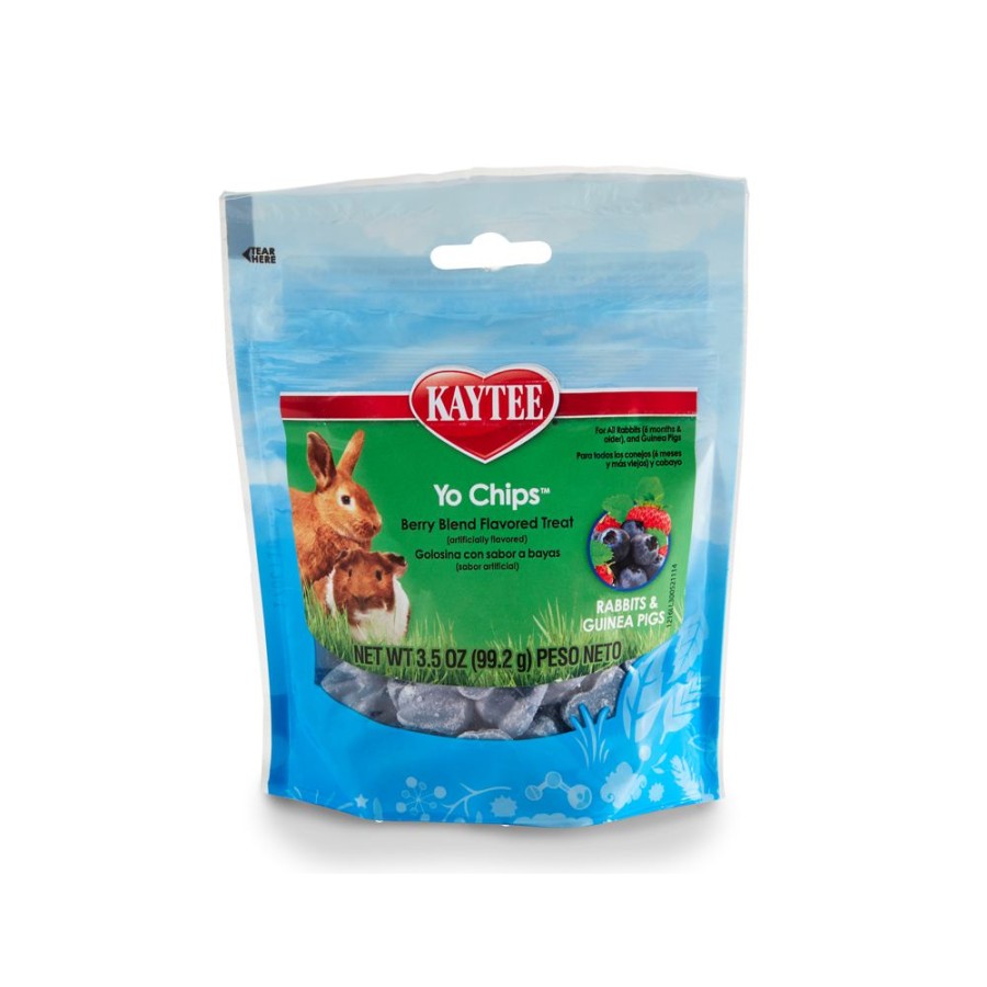 Small Animals * | Kaytee Yo Chips For Rabbit & Guinea Pig, Mixed Berry, 3.5 Oz. Bag 100502795 Rabbit Feed