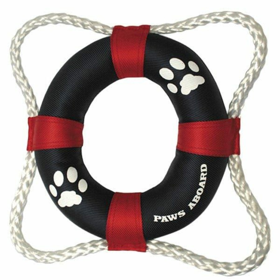 Cats * | Fido Pet Products Paws Aboard Life Ring Pet Toy 2400 Cat Toys