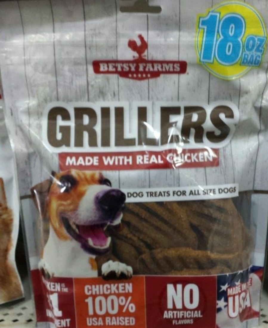 Dogs * | Betsy Farms Grillers Chicken Dog Treats 18 Oz.