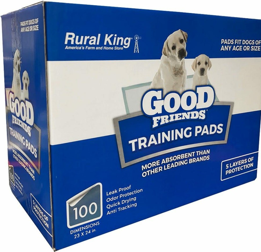 Dogs * | Good Friends Super Absorbent 23 X 24 Training Pads For Dogs, 100 Count 88-431-0204 Dog Training & Behavior