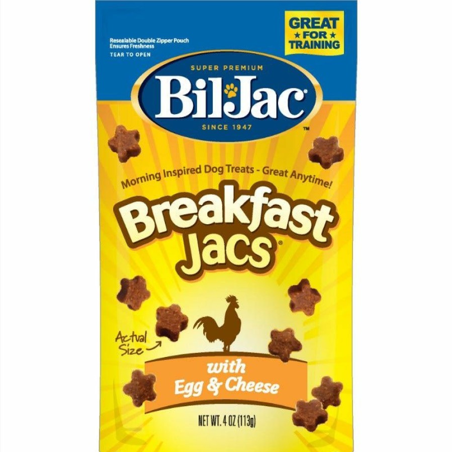 Dogs * | Bil-Jac Breakfast Jacs Egg And Cheese Flavor Dog Treats, 4 Oz. Pouch 319021