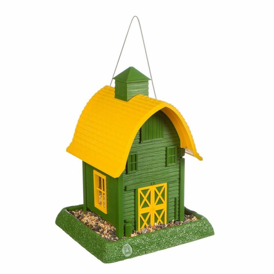 Backyard Birds & Wildlife * | North States Green Barn Birdfeeder 9096 Wild Bird Feeders