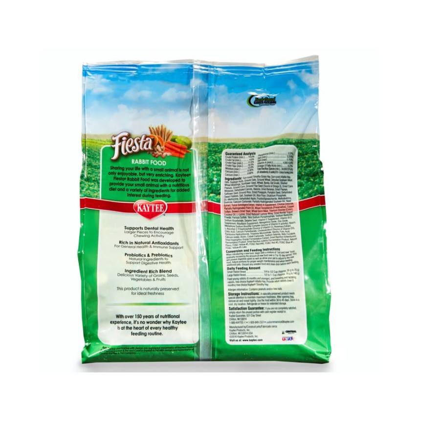 Small Animals * | Kaytee Fiesta Rabbit Food, 3.5 Lb. Bag Rabbit Feed