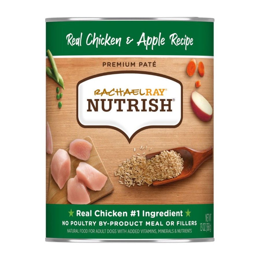 Dogs * | Rachael Ray Nutrish Real Chicken & Apple Recipe, Wet Dog Food, 13 Oz. Can