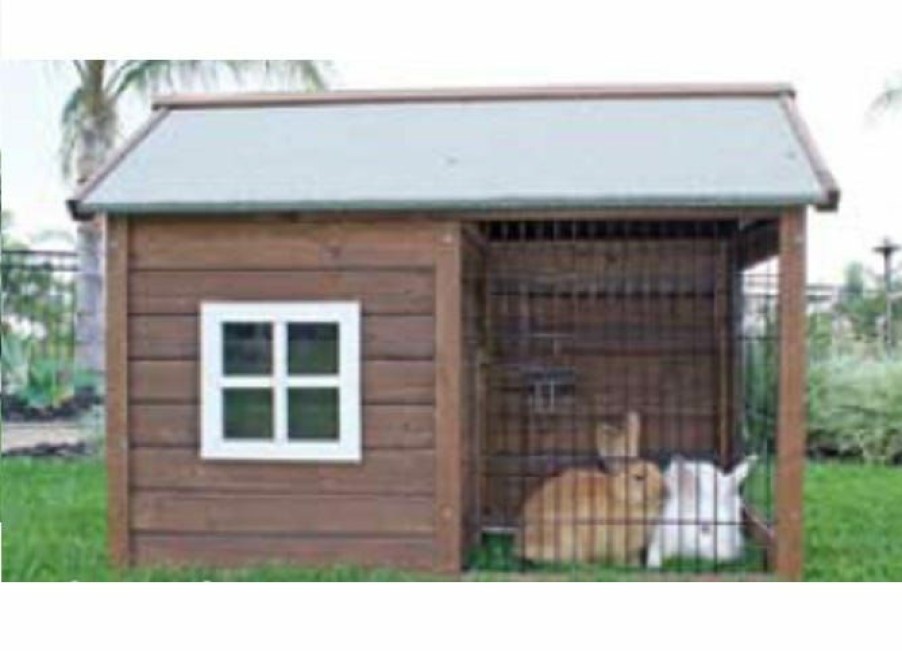 Small Animals * | Rugged Ranch Bunny Lodge Deluxe Bldgedlx Rabbit Starter Kits