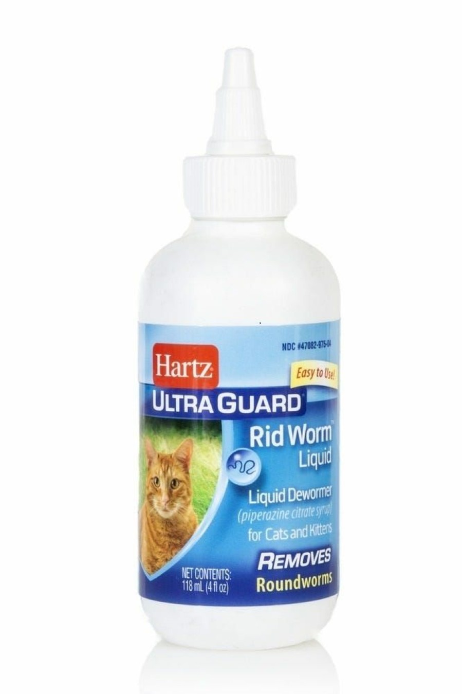 Cats * | Hartz Ultraguard Rid Worm Liquid 4 Oz (3270014108) Cat Health & Grooming